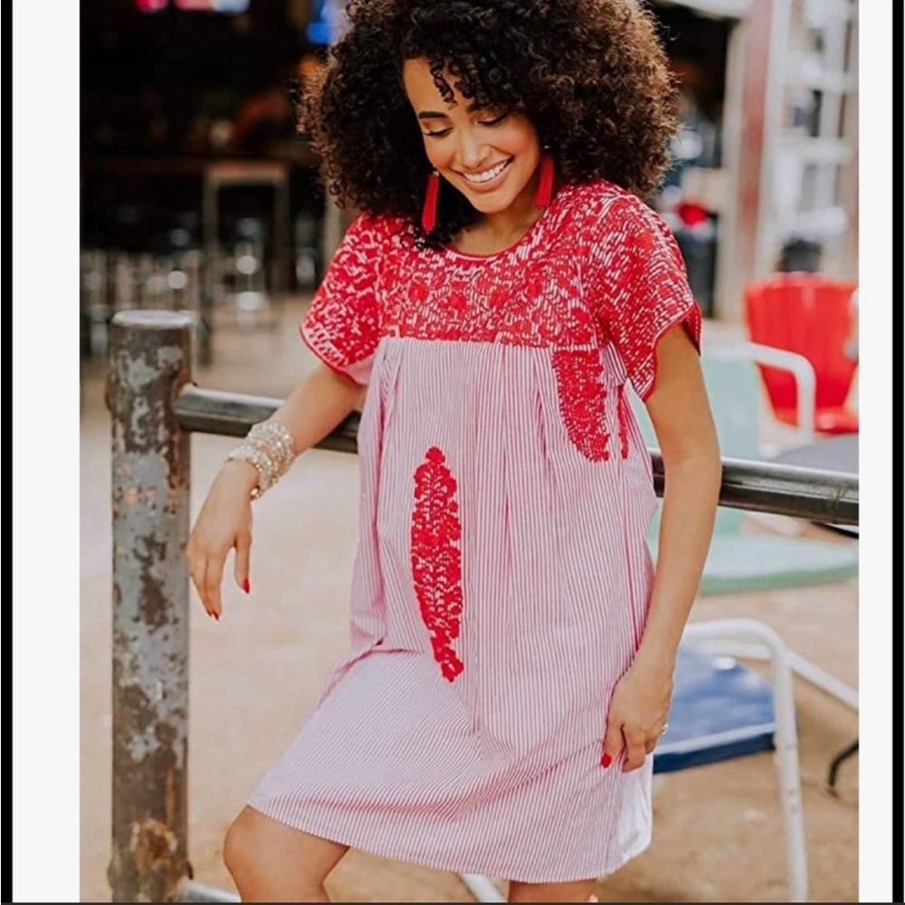 Buddy Love Embroidered Dress